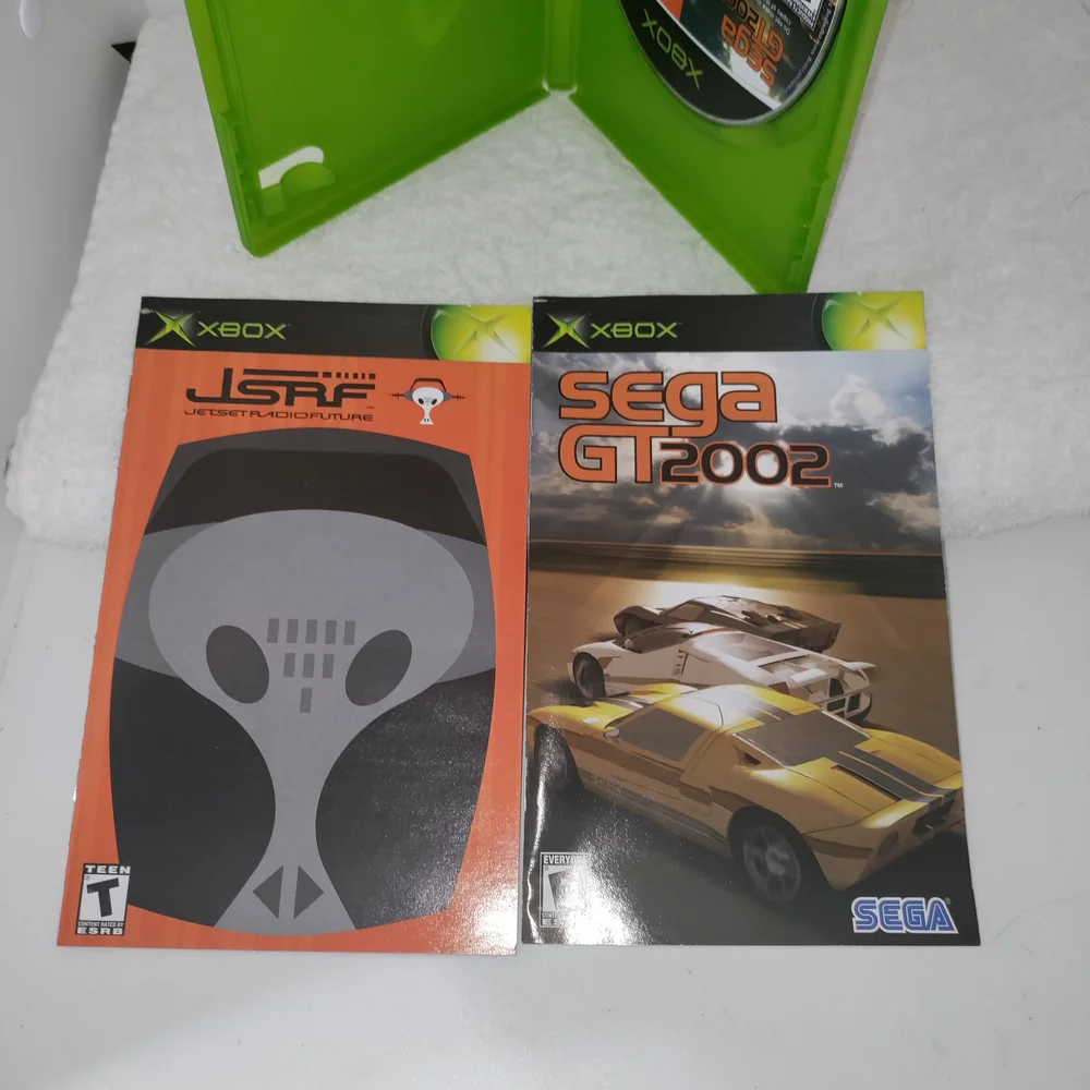 Microsoft Xbox Jet Set Radio Future And Sega Gt 2002